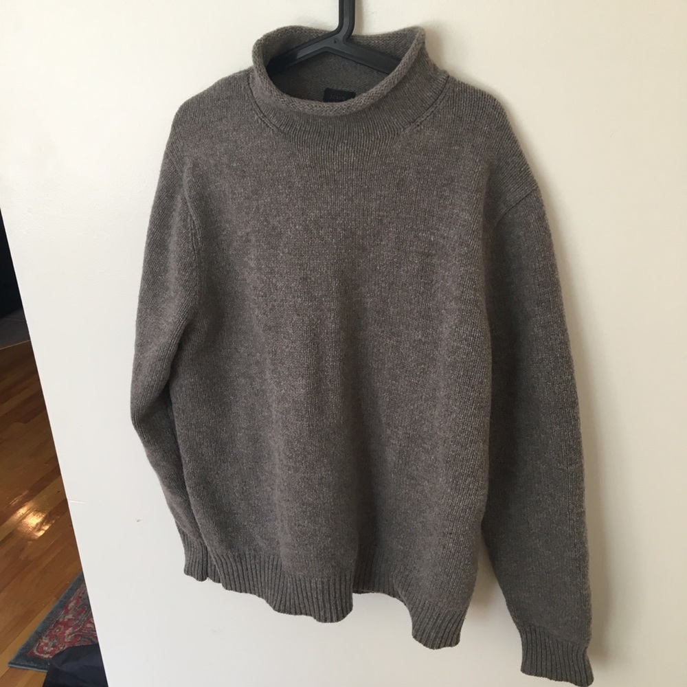 Lambswool mock neck sweater from J Crew